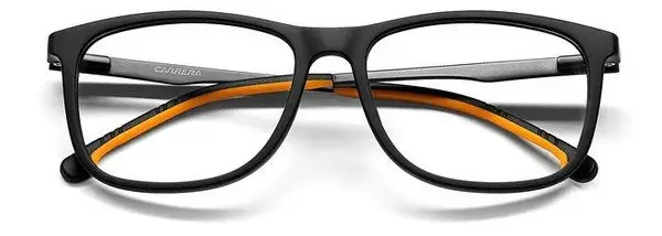 Carrera 2045T 8LZ Black Rectangular Sunglasses - Men's &amp; Women's