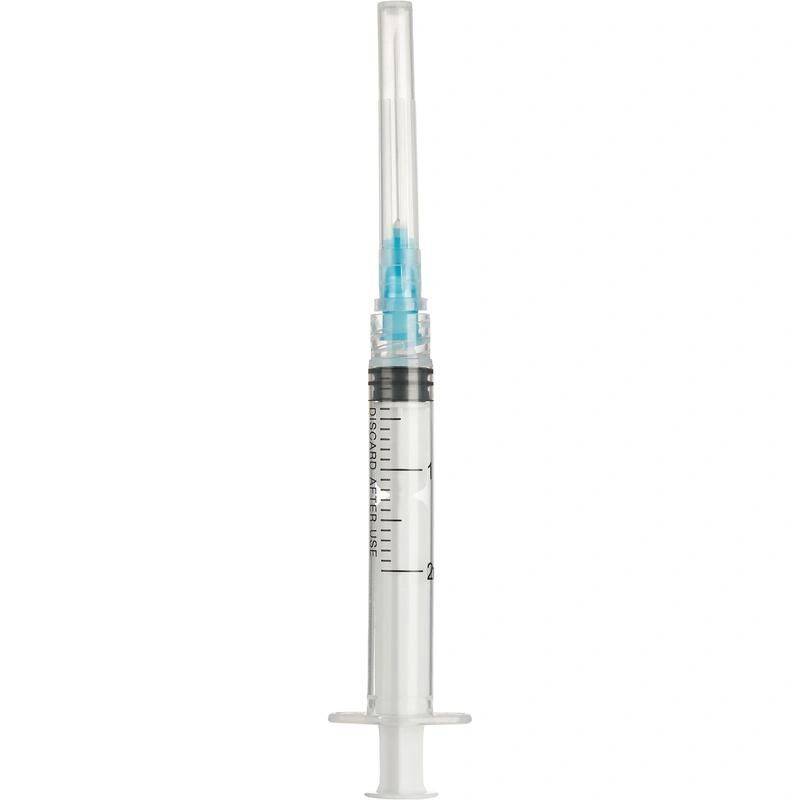 Jinlong 2 mL Sterile Disposable Syringe, 23G Needle, 100 Pieces #6