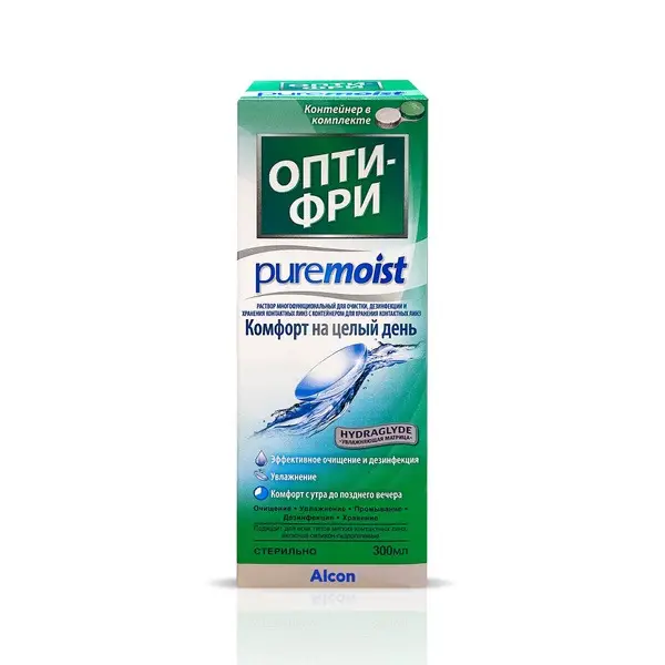 Alcon Opti-Free PureMoist Solution (300ml) with Case