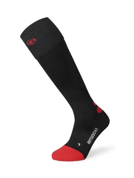 Lenz Heat Sock 4.1 Toe Cap Black (Men's 7-8.5) Heated Socks