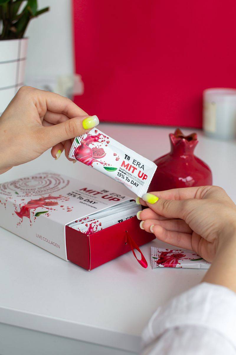 TAYGA8 T8 ERA MIT UP Sea Collagen with Vitamin C and Urolithin A – 210 ml Jelly Sachets #3