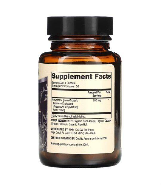 Dr. Mercola Organic Resveratrol 100 mg – 30 Capsules #2