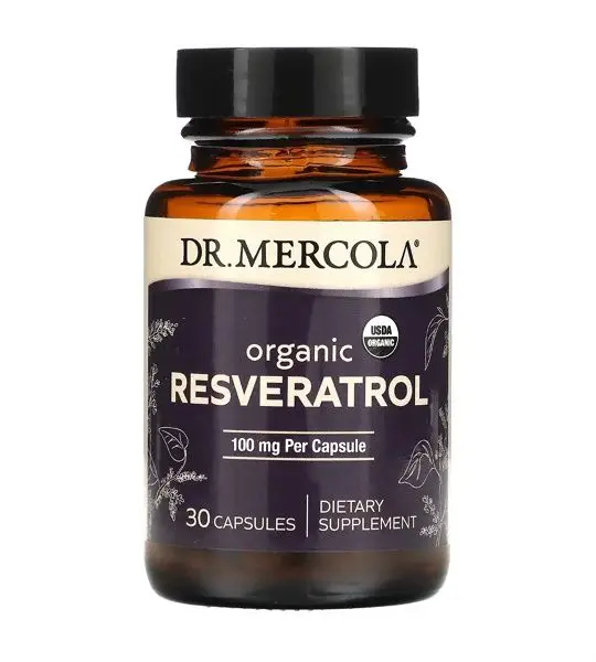 Dr. Mercola Organic Resveratrol 100 mg – 30 Capsules