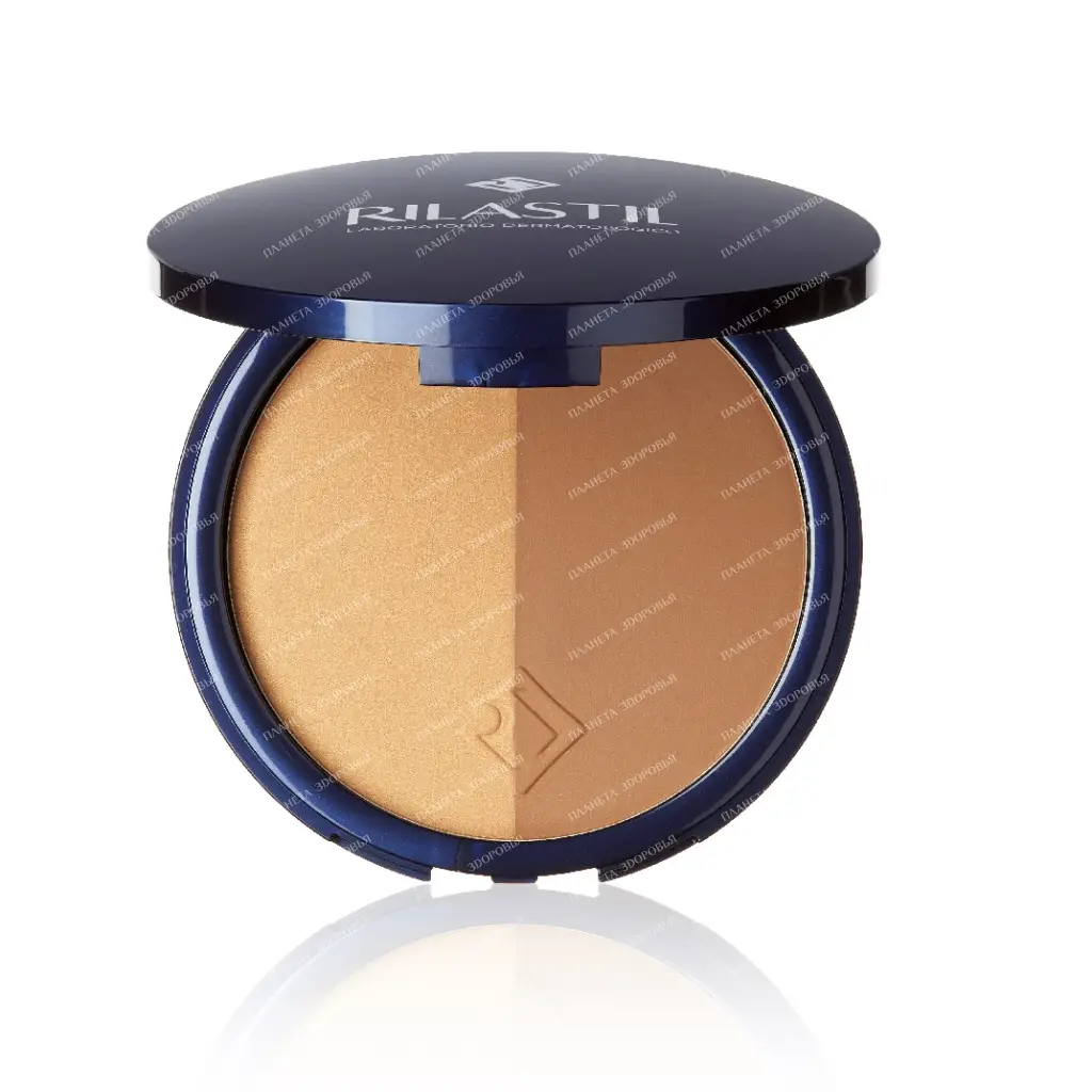 Rilastil MAQUILLAGE Compact Duo Bronzing Powder SPF15, 18 g