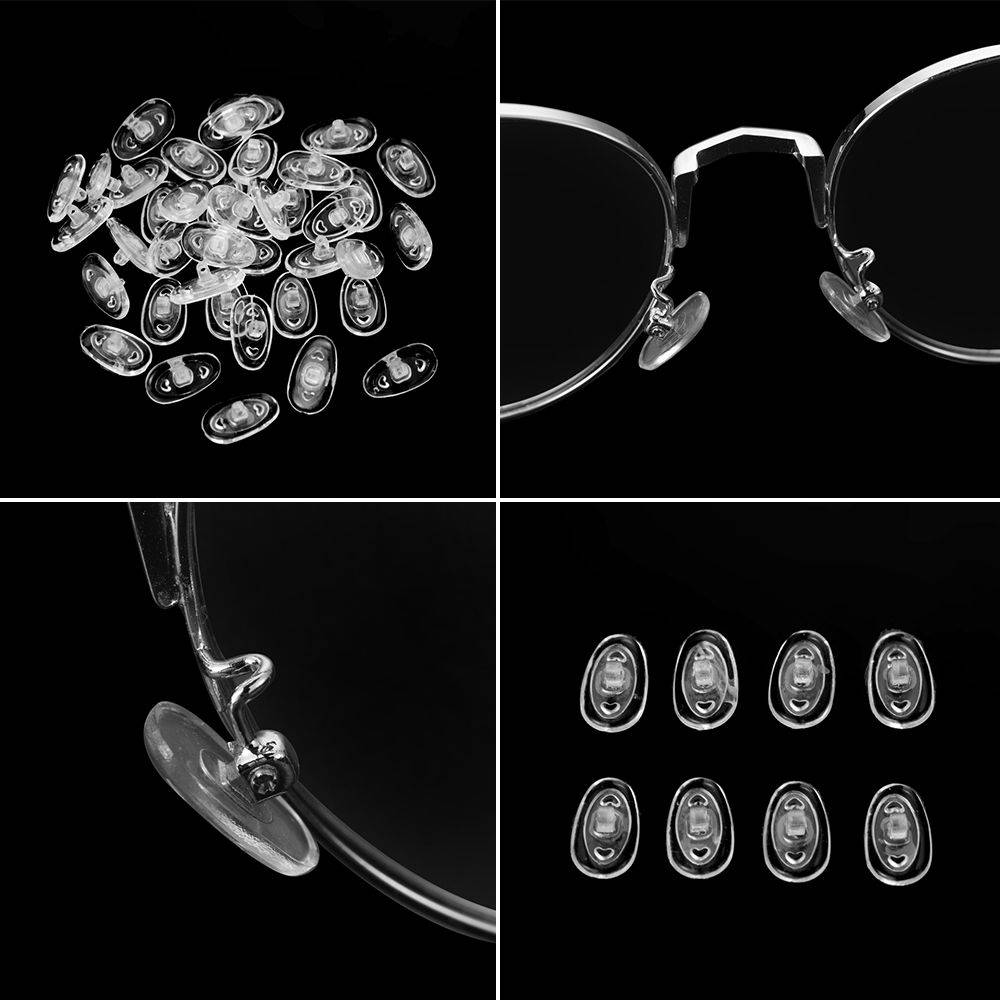 Silicone Nose Pads – 10 Pairs (12.5 mm × 7.4 mm) #4