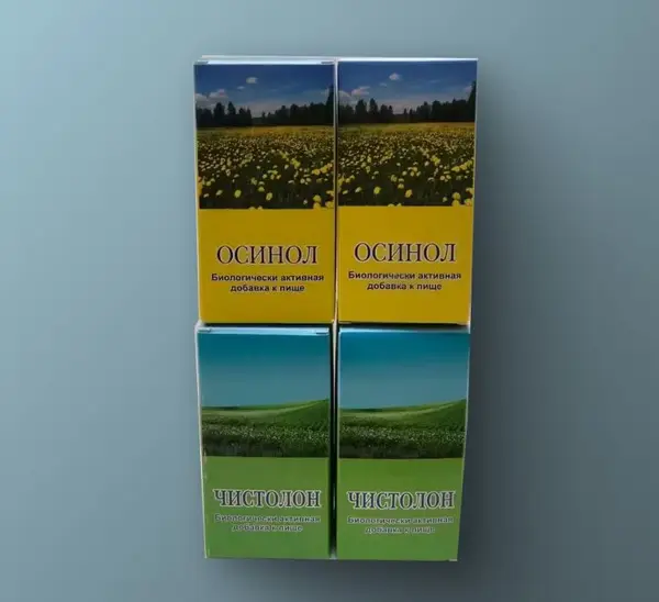 Liver Cleanse: Chistiolon &amp; Osinol 4-Pack