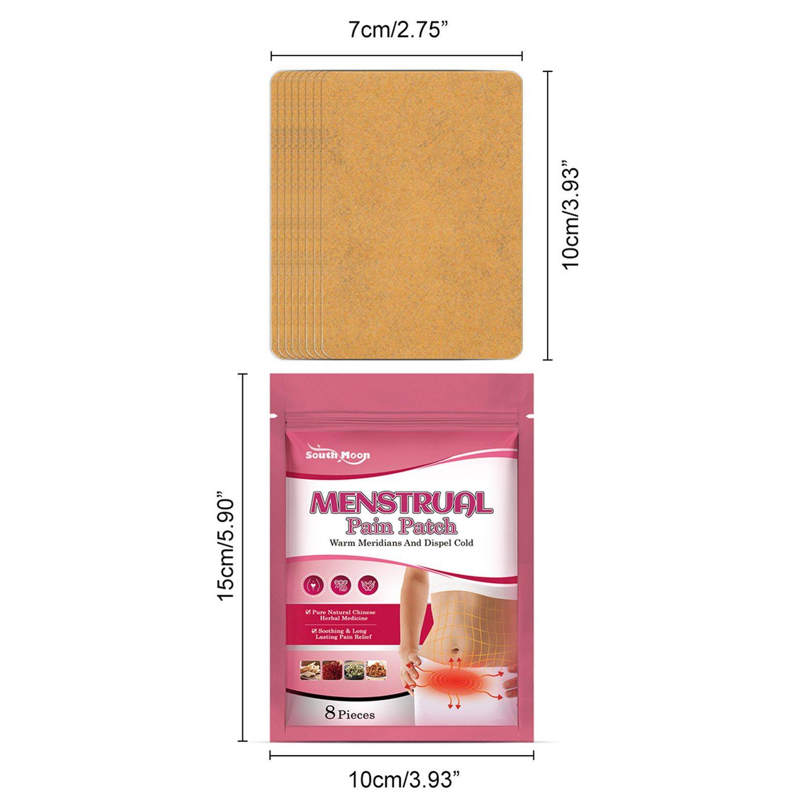 Odfash Menstrual Relief Patches - 8 Pack #11