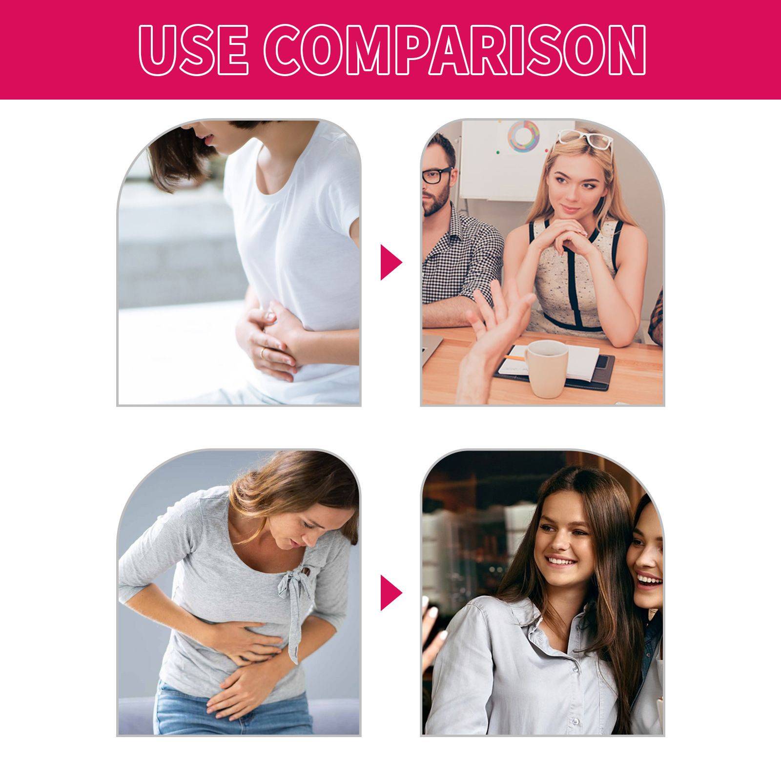 Odfash Menstrual Relief Patches - 8 Pack #6