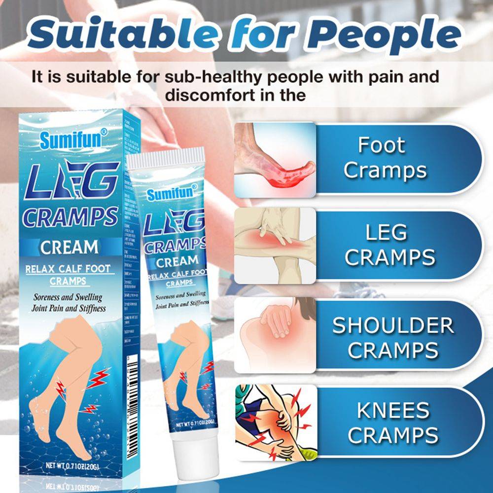 Leg Cramp Relief Cream for Adults, 45g #3