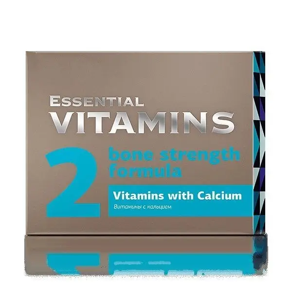 Calcium &amp; Essential Vitamins: 60 Capsules