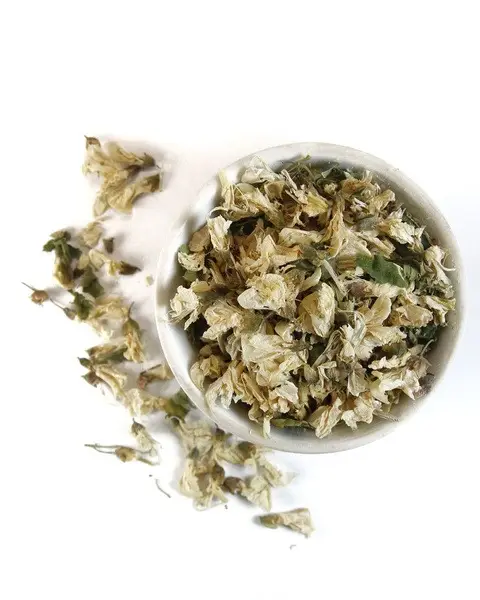 Acacia Flower Tea: 50g Dried, Whole Blossoms