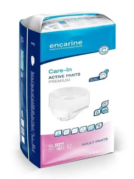 Adult Diaper Briefs, XL, 8-Drop Absorption, 30-Count Pack