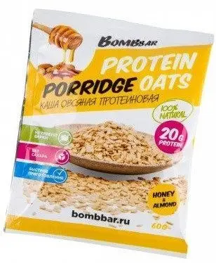 Bombbar Protein Oatmeal: Honey Almond (60g)