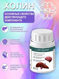 KL-EVER Choline (Vitamin B4) 60 Capsules #2