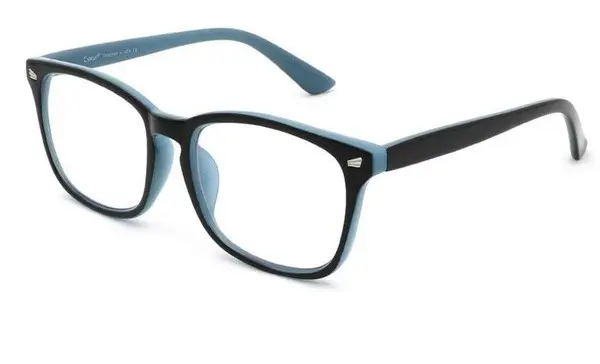 Blue Light Blocking Glasses for Women: Black &amp; Blue Computer Glasses