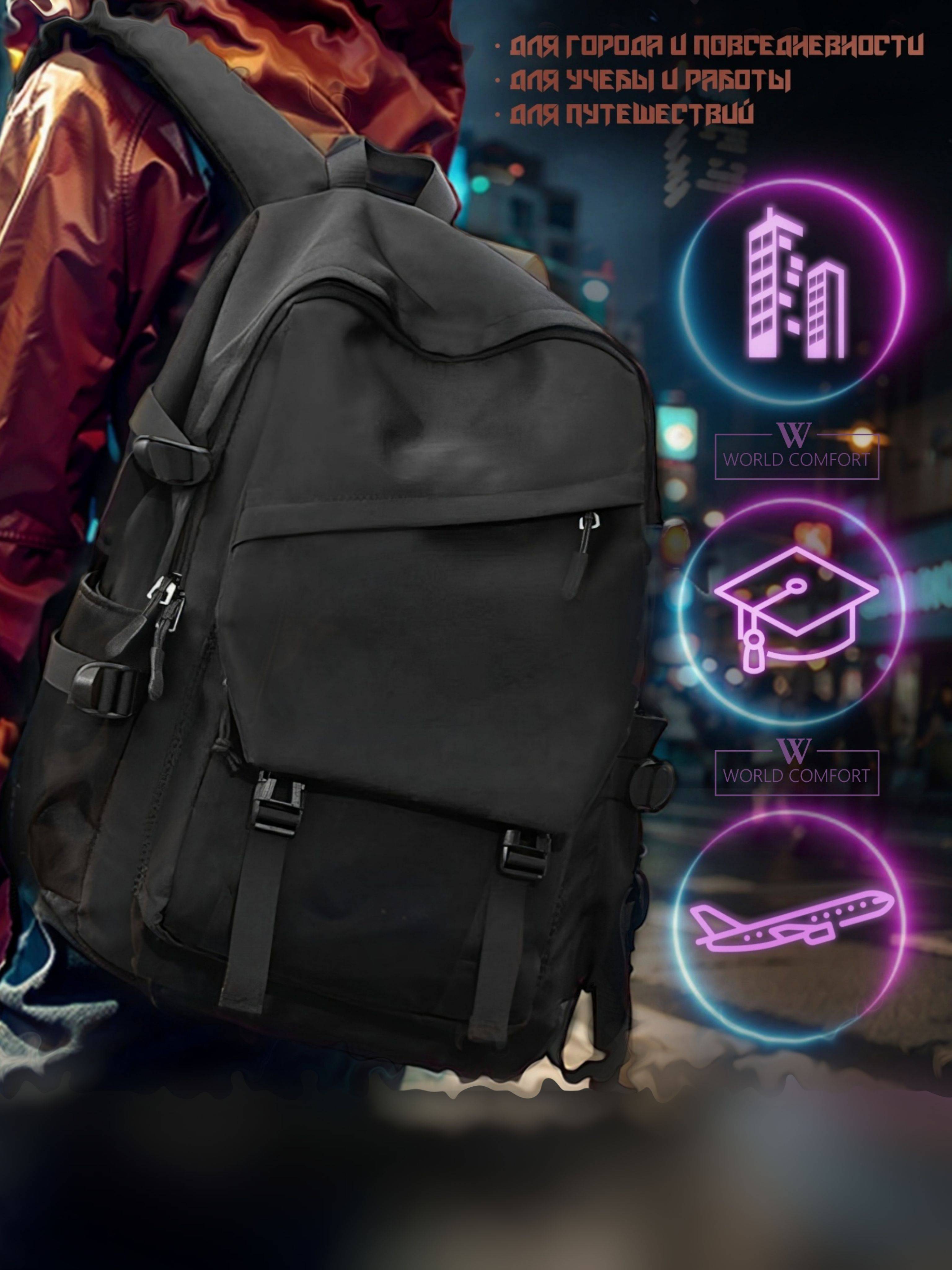 Urbantrek School 2025 Male Backpack Matte Black Oxford #3