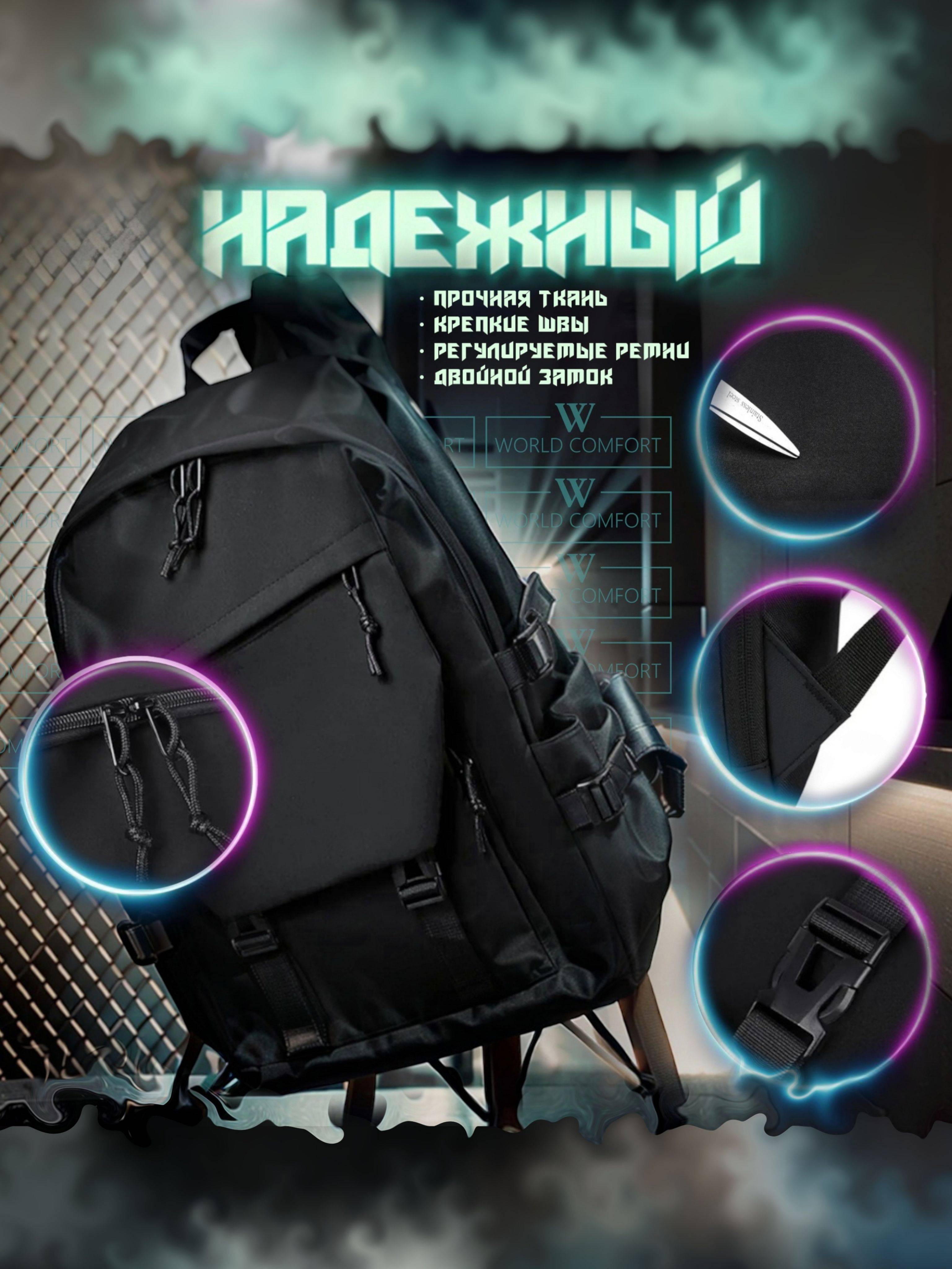 Urbantrek School 2025 Male Backpack Matte Black Oxford #5