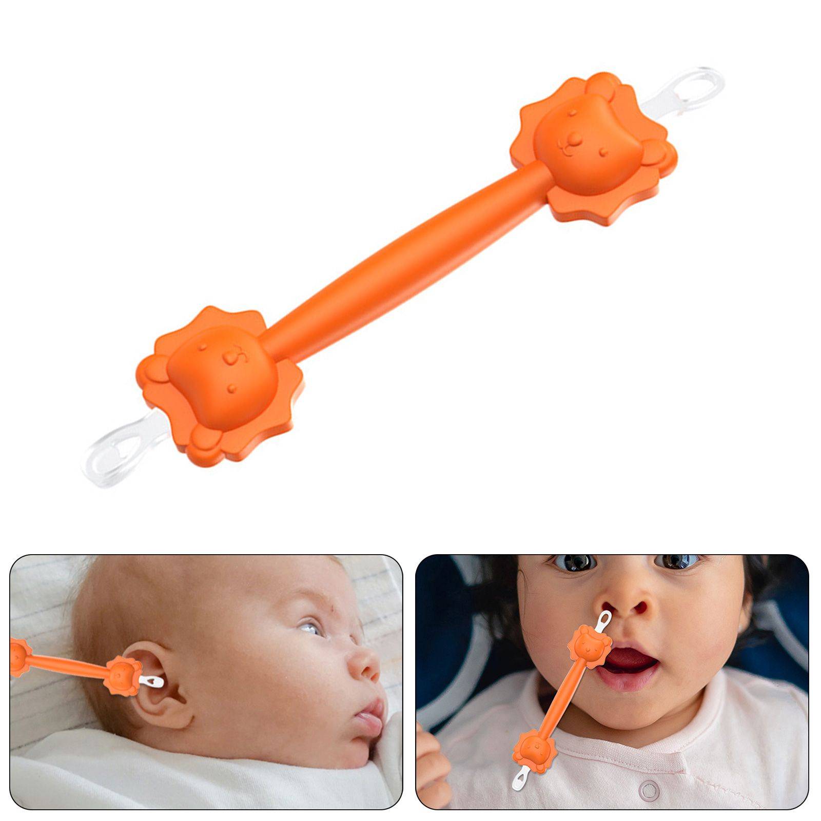 Double‑Head Ear and Nose Cleaning Tool for Babies 0‑3 Years, 9 cm #3