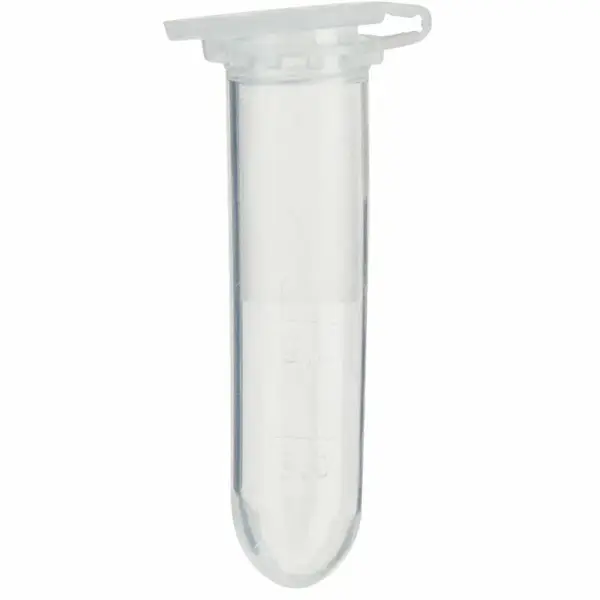 1000x 2ml Graduated PP Centrifuge Tubes with Caps
