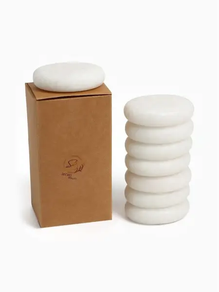 White Spa Stones (8 Pcs)