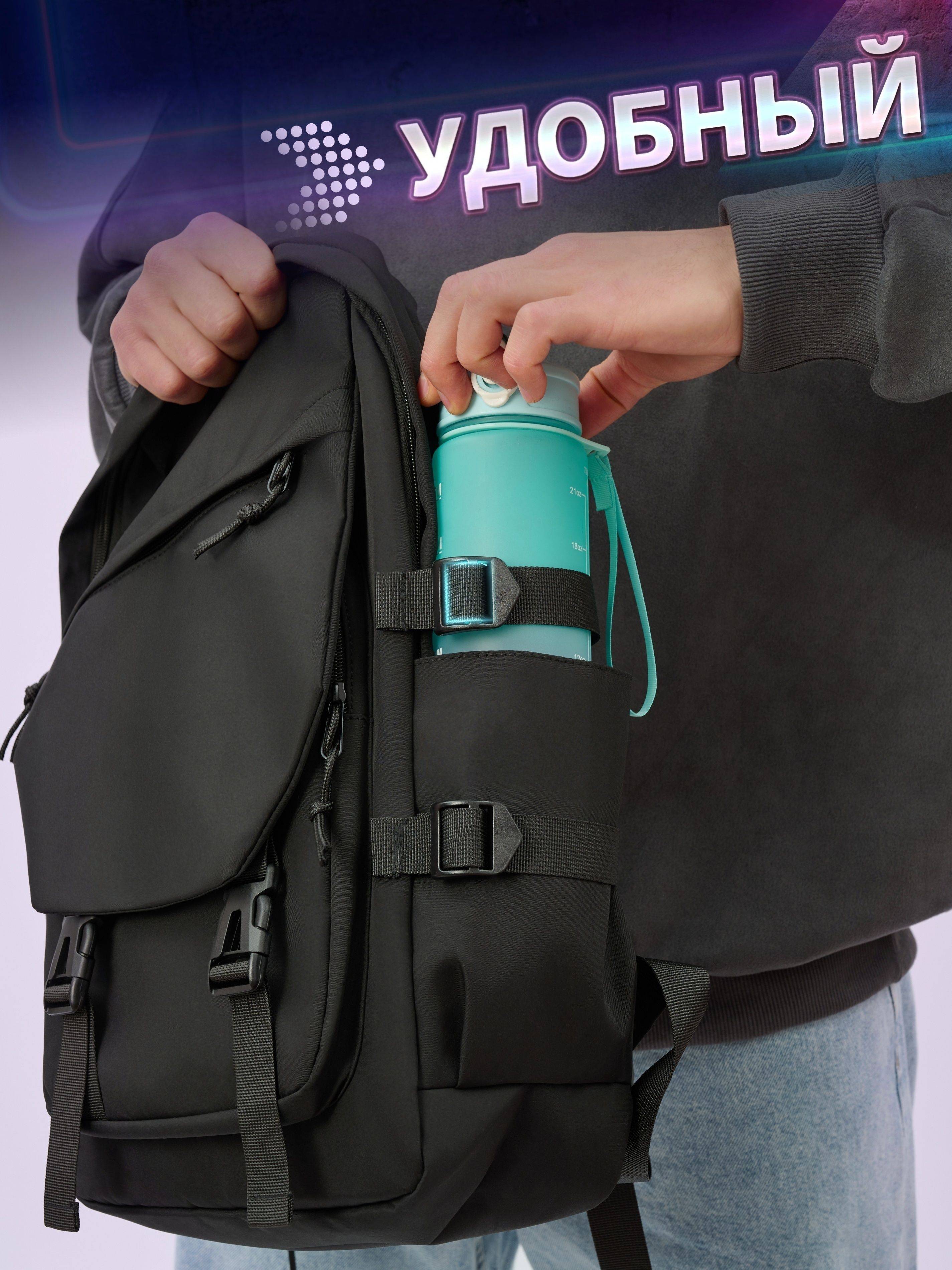 Urbantrek School 2025 Male Backpack Matte Black Oxford #14
