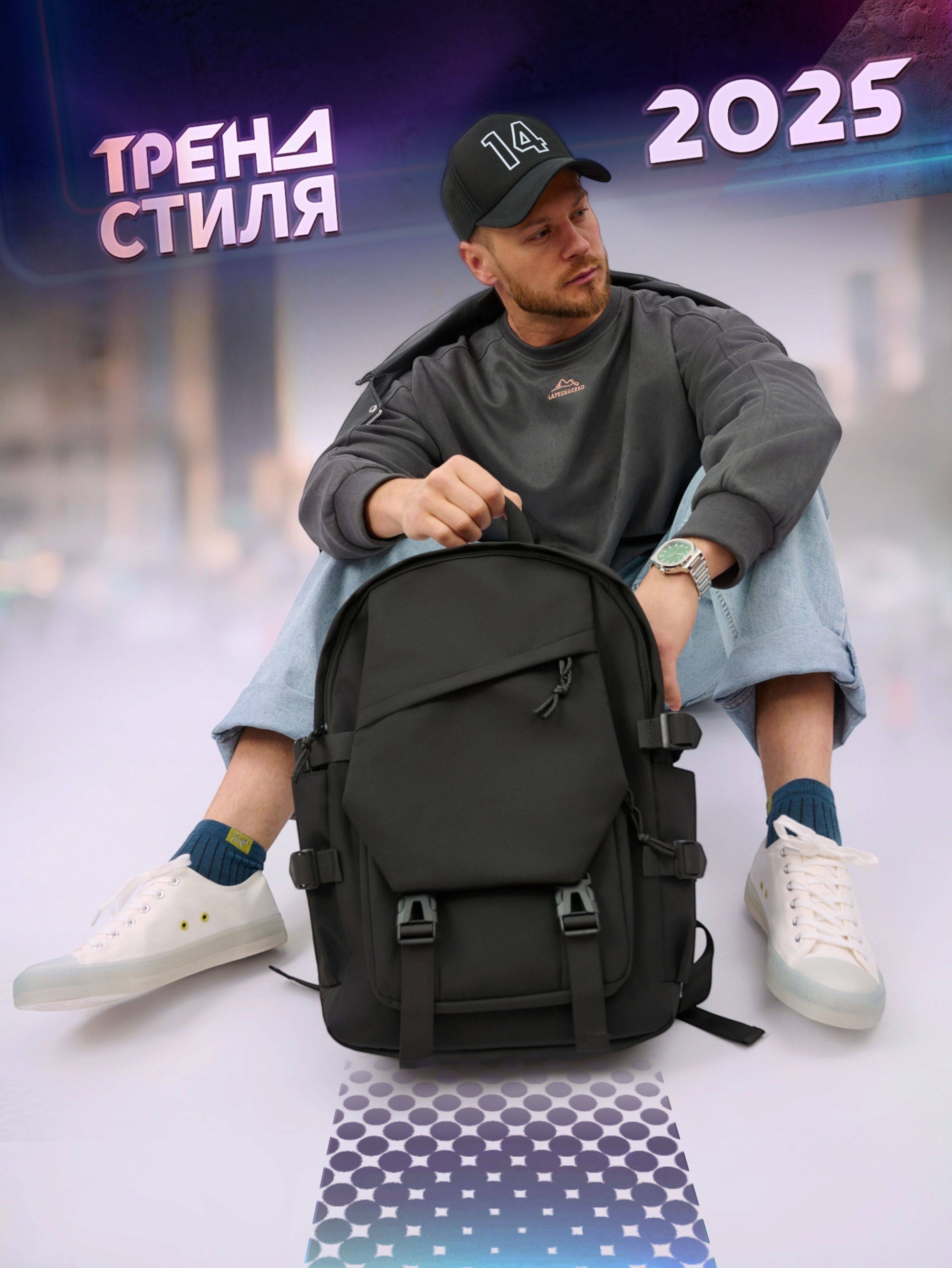 Urbantrek School 2025 Male Backpack Matte Black Oxford #16