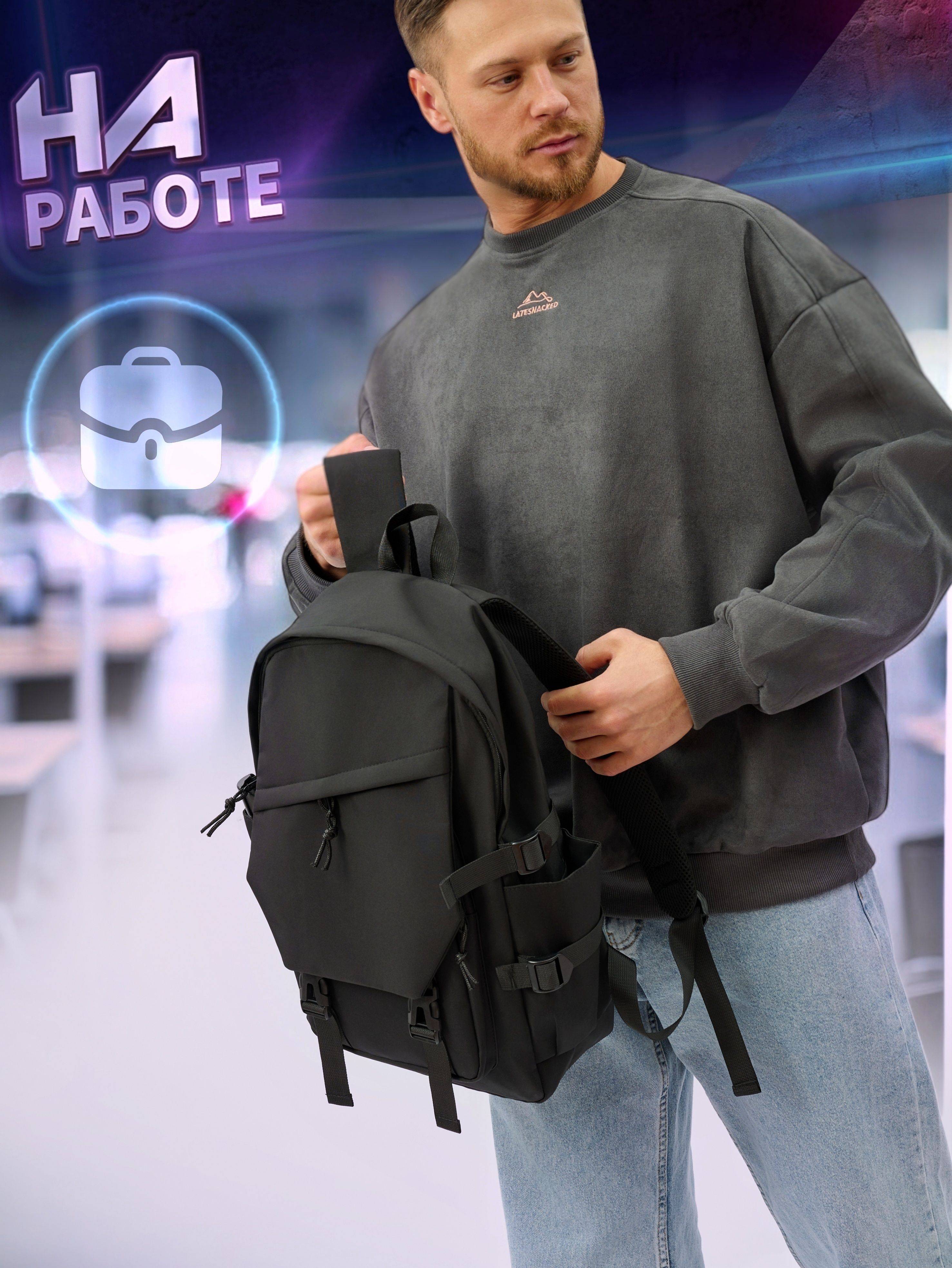 Urbantrek School 2025 Male Backpack Matte Black Oxford #8