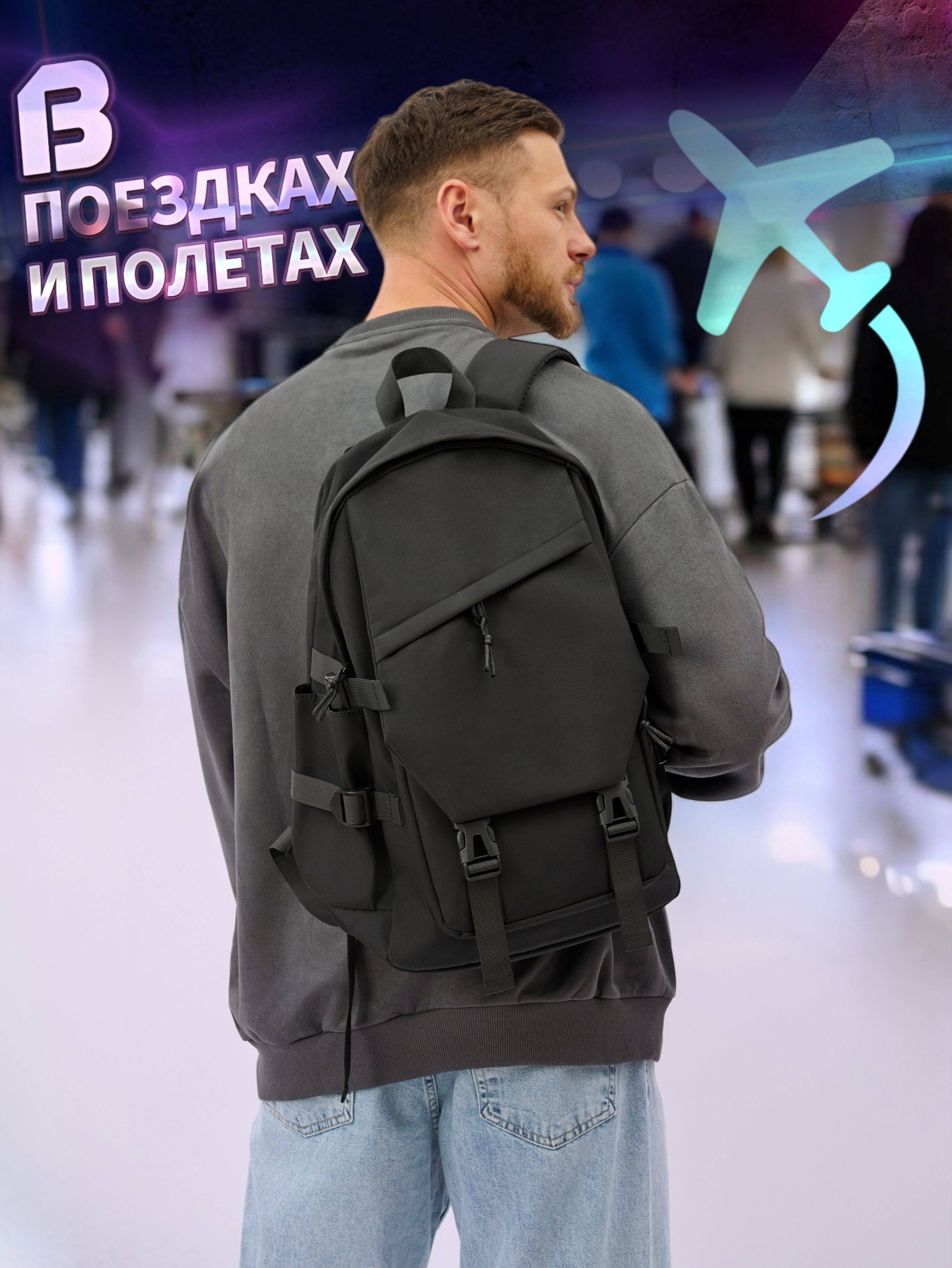 Urbantrek School 2025 Male Backpack Matte Black Oxford #4