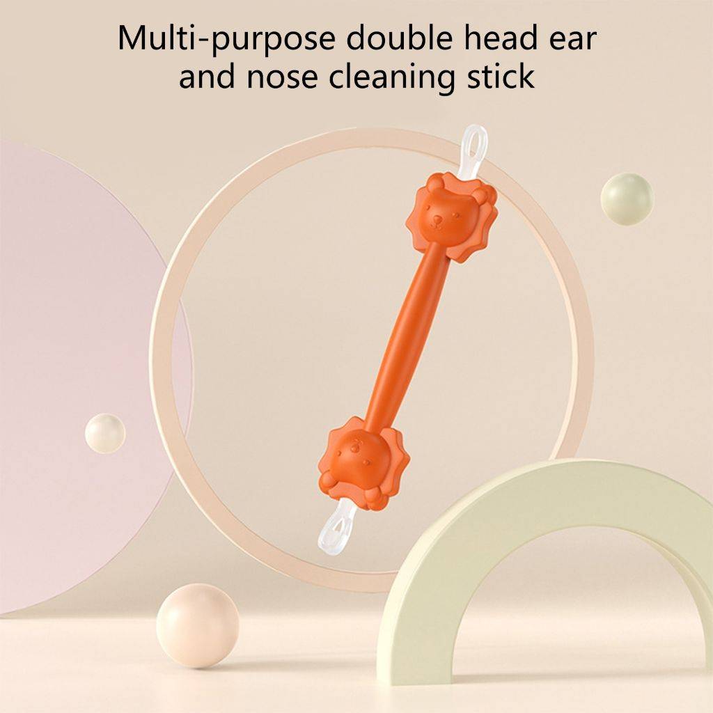 Gentle Double-Headed Baby Ear and Nose Cleaning Tool, PP/TPE, 9cm, 1-Pack #6