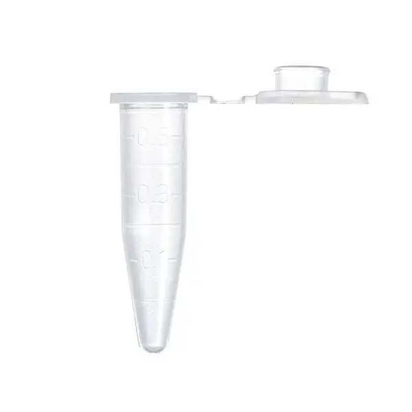 0.5ml Centrifuge Tubes with Integrated Caps (1000 Pack) - GenFollower MCTB005