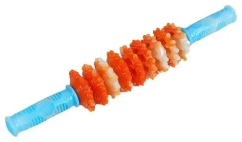 9-Roller Massage Rolling Pin with Metal Insert