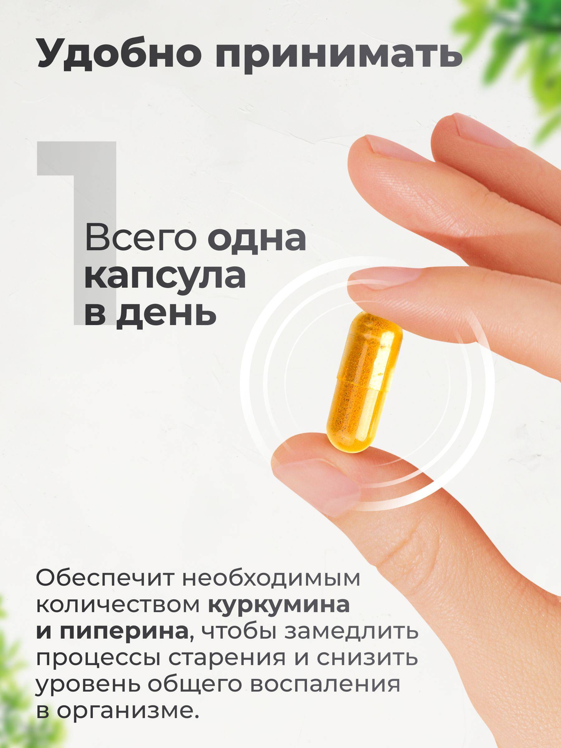 VitaMeal Curcumin with Piperine Capsules for Immunity, Liver, Muscle & Joint Support, 60 Capsules #4