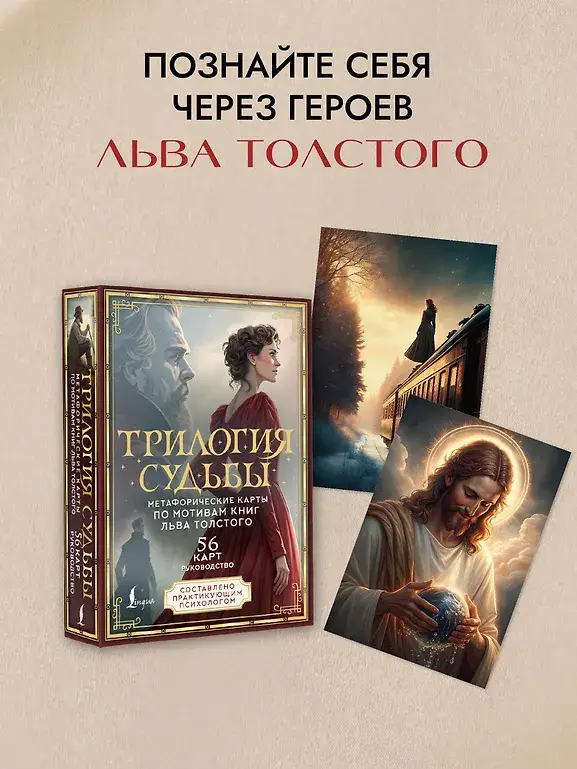 Трилогия судьбы. Метафорические карты по мотивам книг Льва Толстого фото книги 4