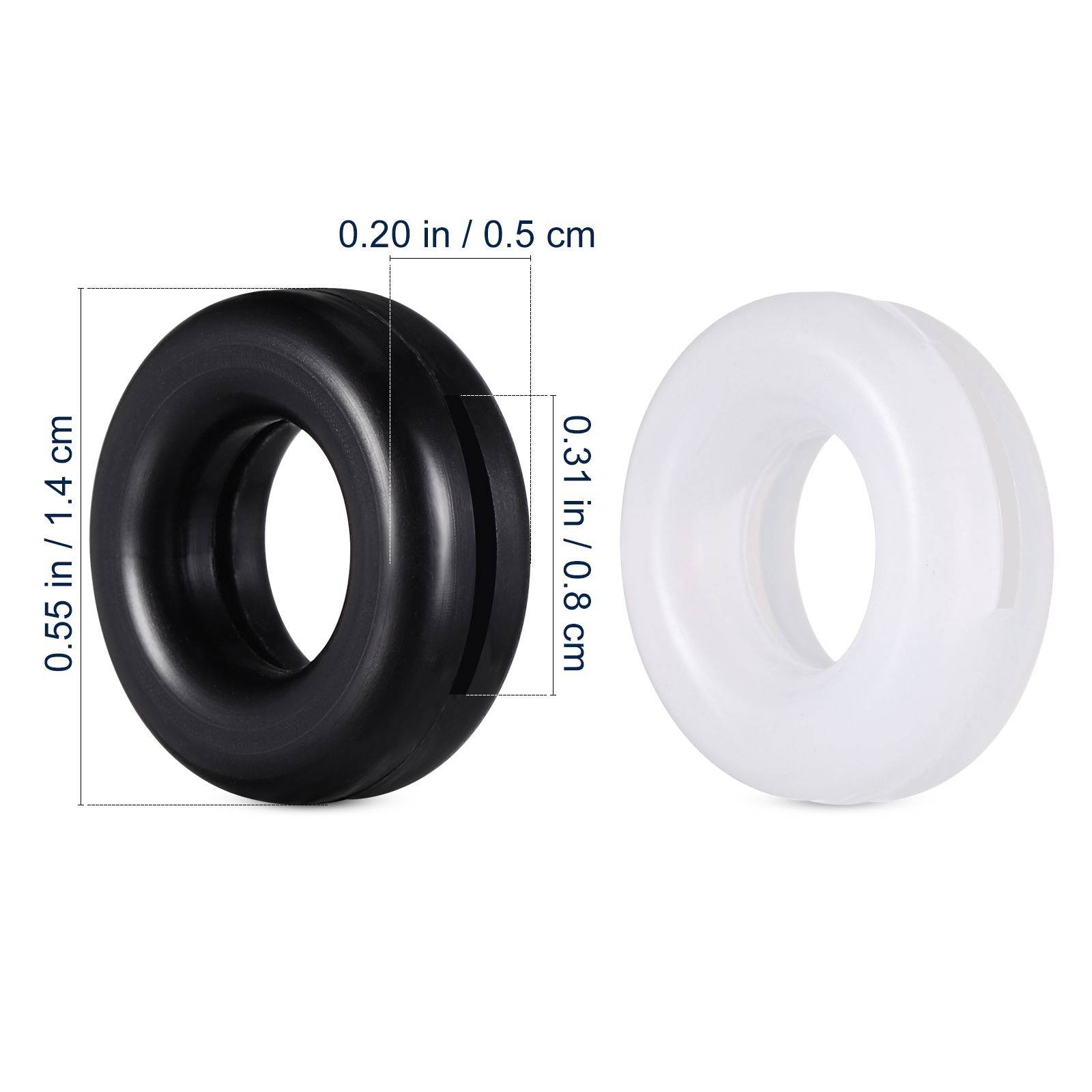 10 Pairs Silicone Anti-Slip Glasses Temple Tips - Comfortable Ear Hooks for Eyewear #11