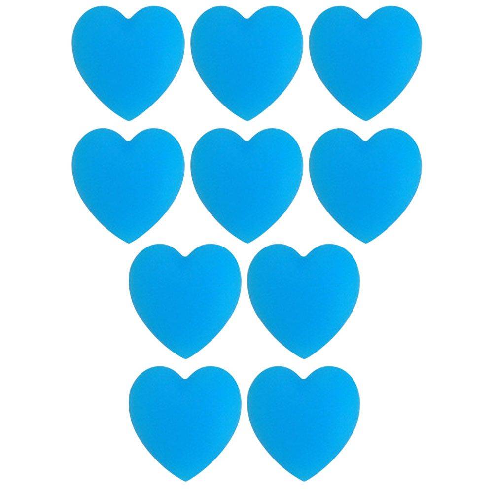 Silicone Heart-Shaped Blue Eye Clip-On Covers, 5 Pairs #6
