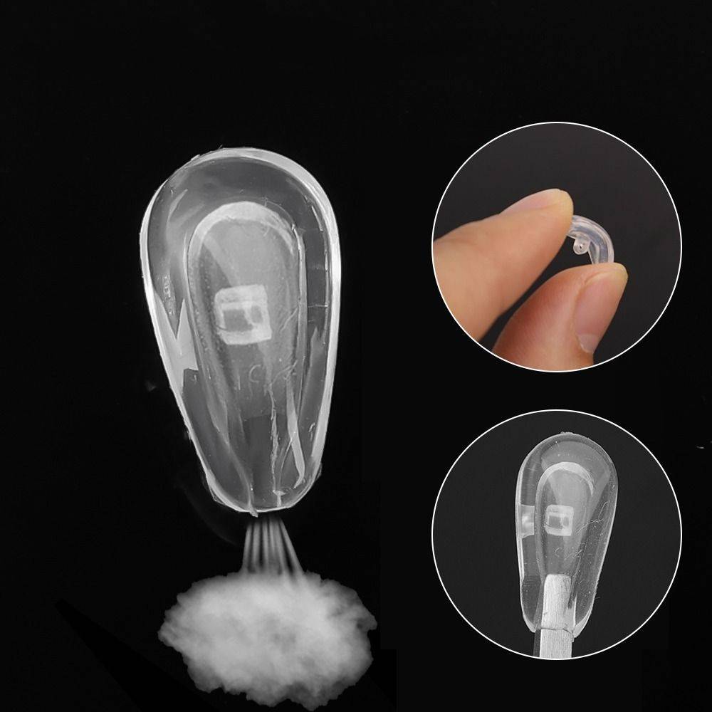 Warm Life Eyeglass Temple Silicone Nose Pad Repair Kit, Transparent, 65x45 mm #9