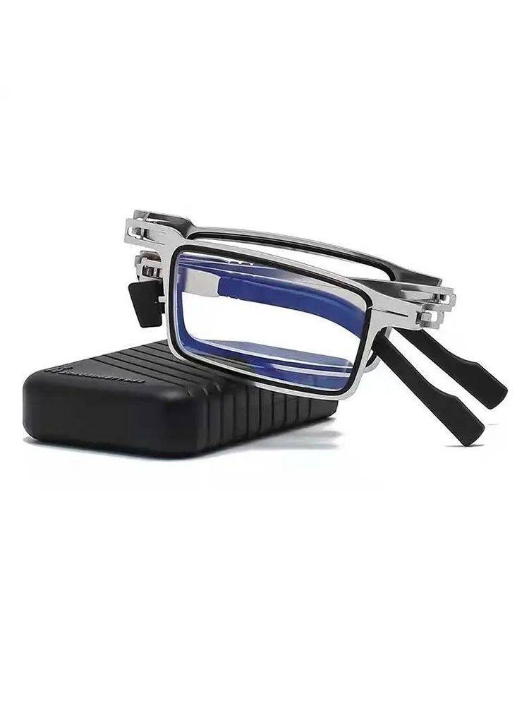 Basic Collection Computer Glasses Signal Blue Metal Frame Polycarbonate Lenses 1.00–4.00 Adult Unisex #4