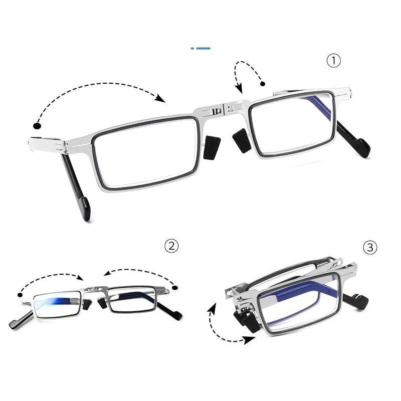 Basic Collection Computer Glasses Signal Blue Metal Frame Polycarbonate Lenses 1.00–4.00 Adult Unisex #2