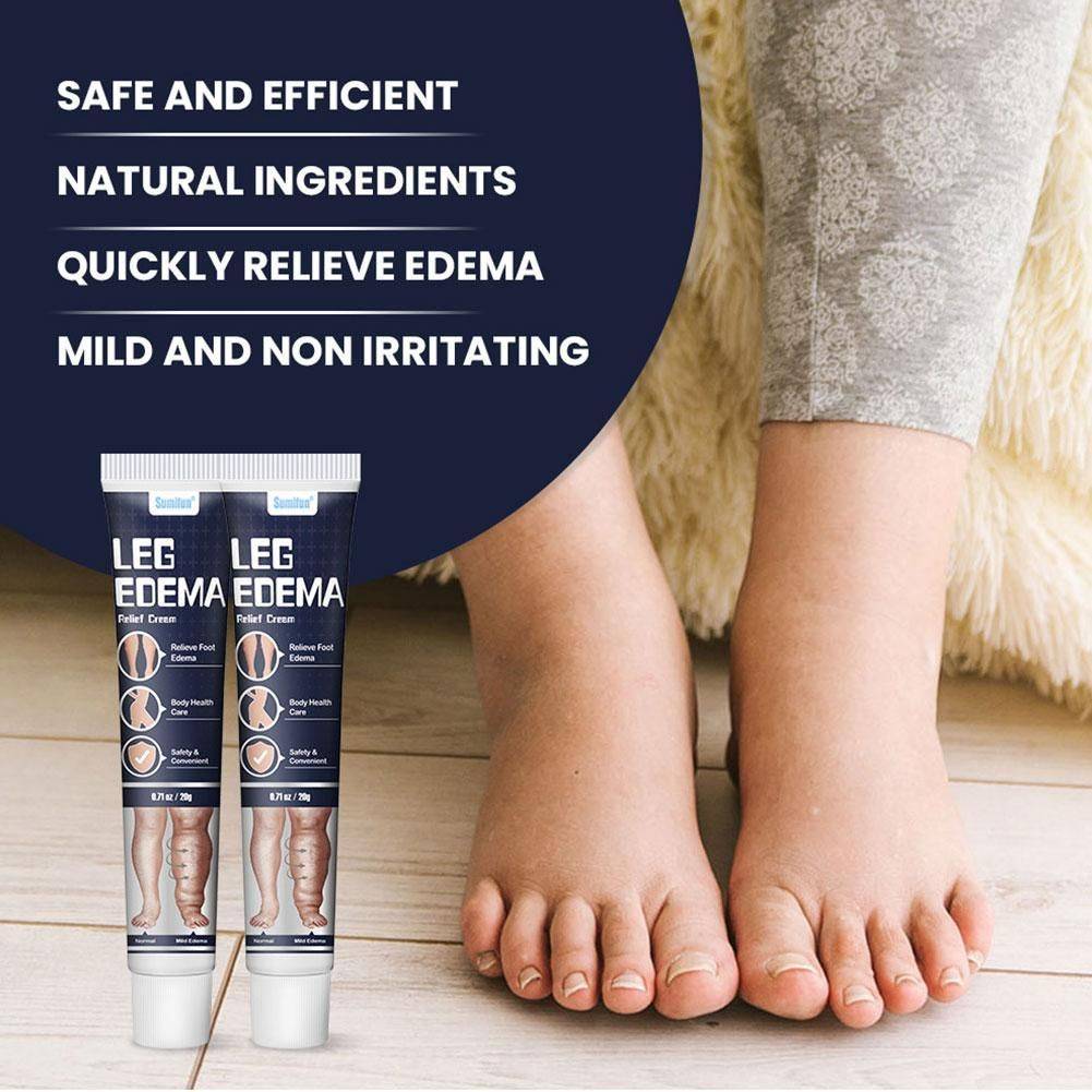 FOLLNSI Blue Ointment for Leg Swelling Relief #3