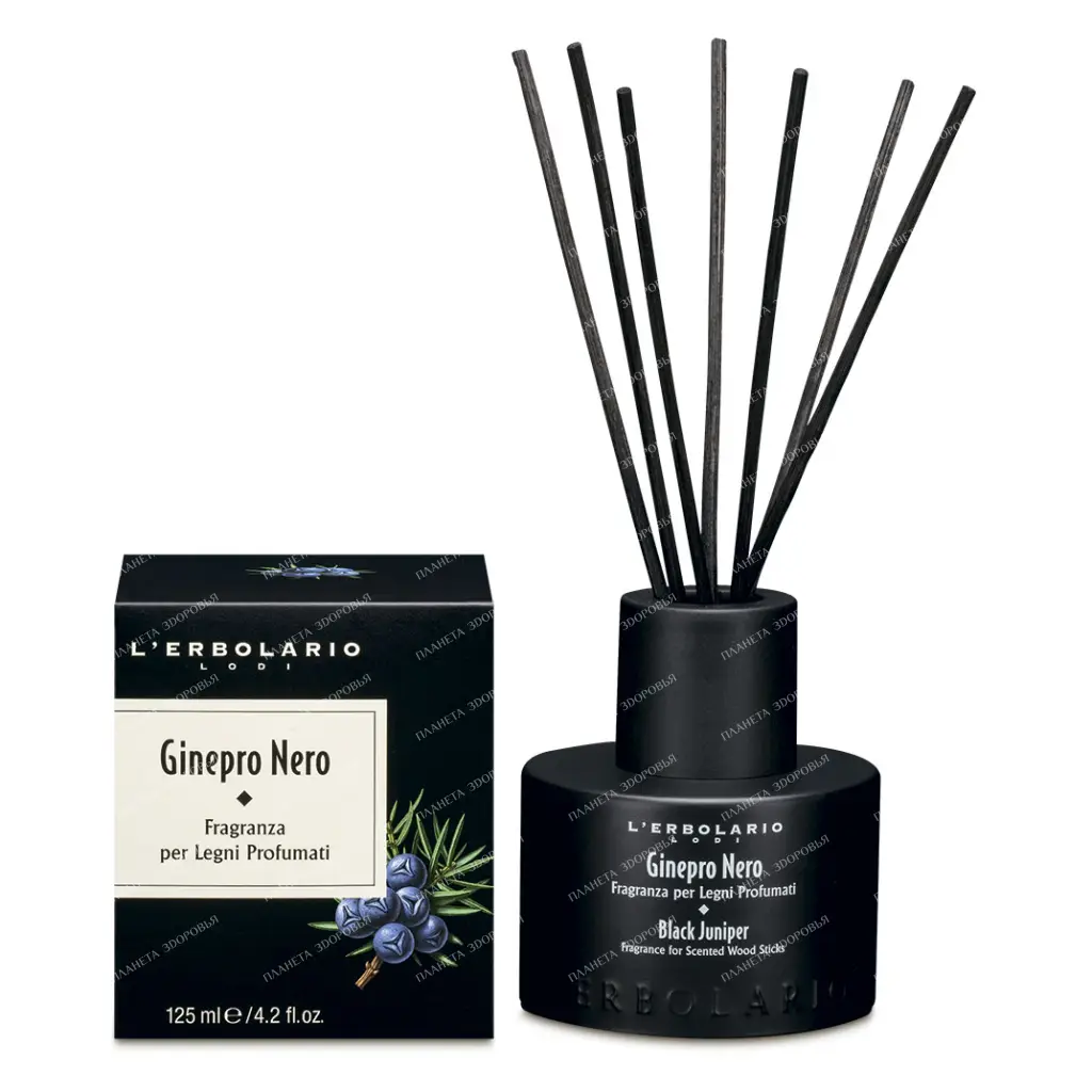 L'Erbolario "BLACK JUNIPER" Liquid for incense sticks 125 ml