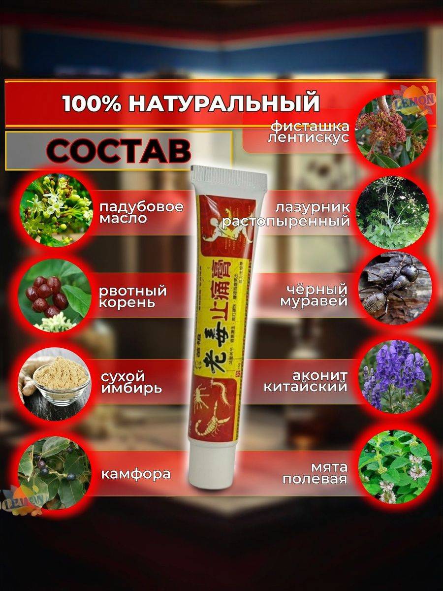 Chinese Pain Relief Ointment Zhi Teng Gao 15g - Natural Muscle & Joint Relief #4