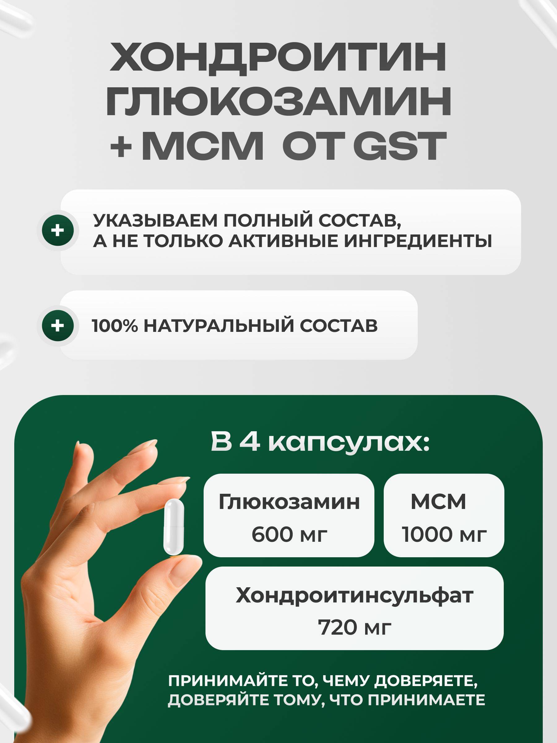 Glucosamine Chondroitin MSM by GreenSanTe #2