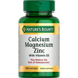 Nature's Bounty Calcium-Magnesium-Zinc Tablets 1414 mg 100 Count #1