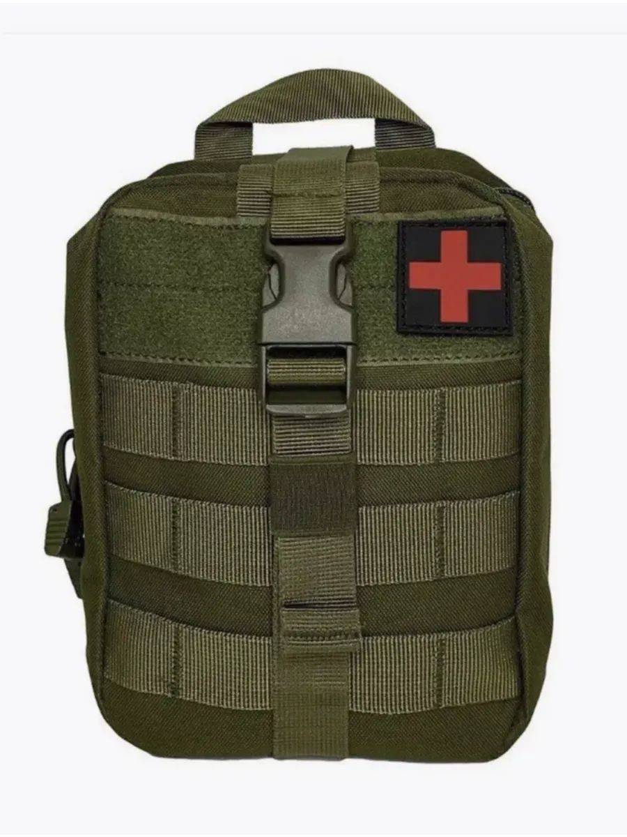 Kliuiot 174 Tactical Military First Aid Kit - Green - 5 Compartments - Oxford 900D #2