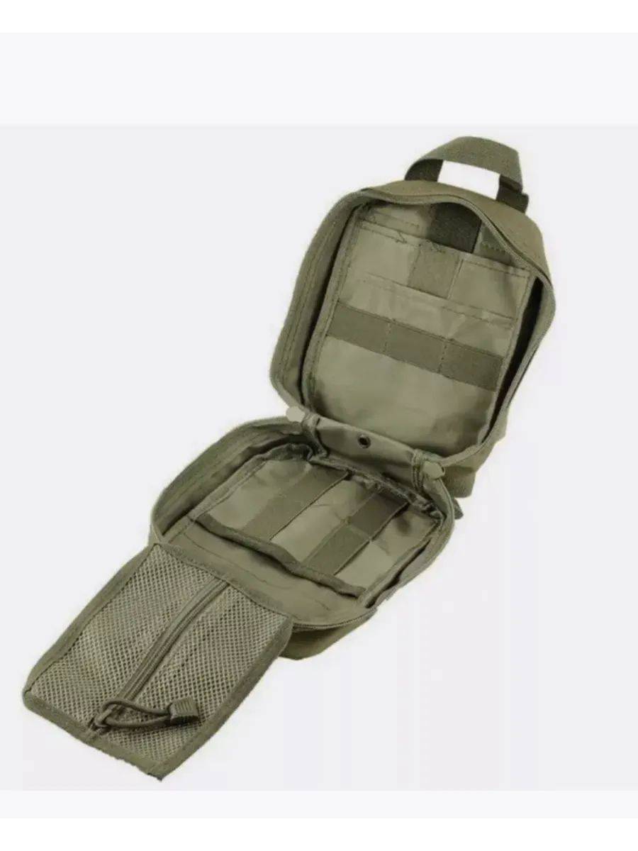 Kliuiot 174 Tactical Military First Aid Kit - Green - 5 Compartments - Oxford 900D #3