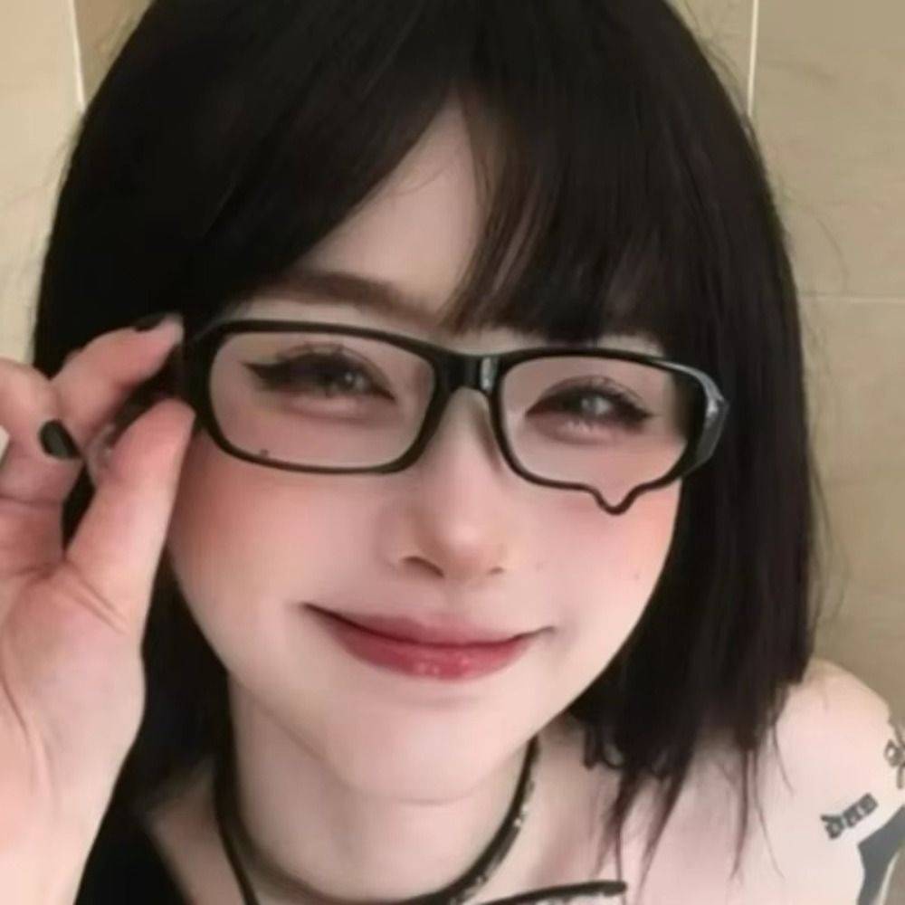 ABEAM Anime Teardrop Computer Glasses PC Frame — Female Fit, 15*4*4 cm #7