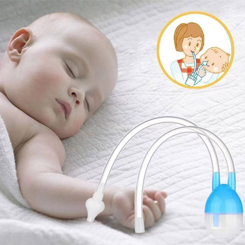 Babycare Nasal Suction Device for Newborns – Silicone Catheter Type, Blue #6