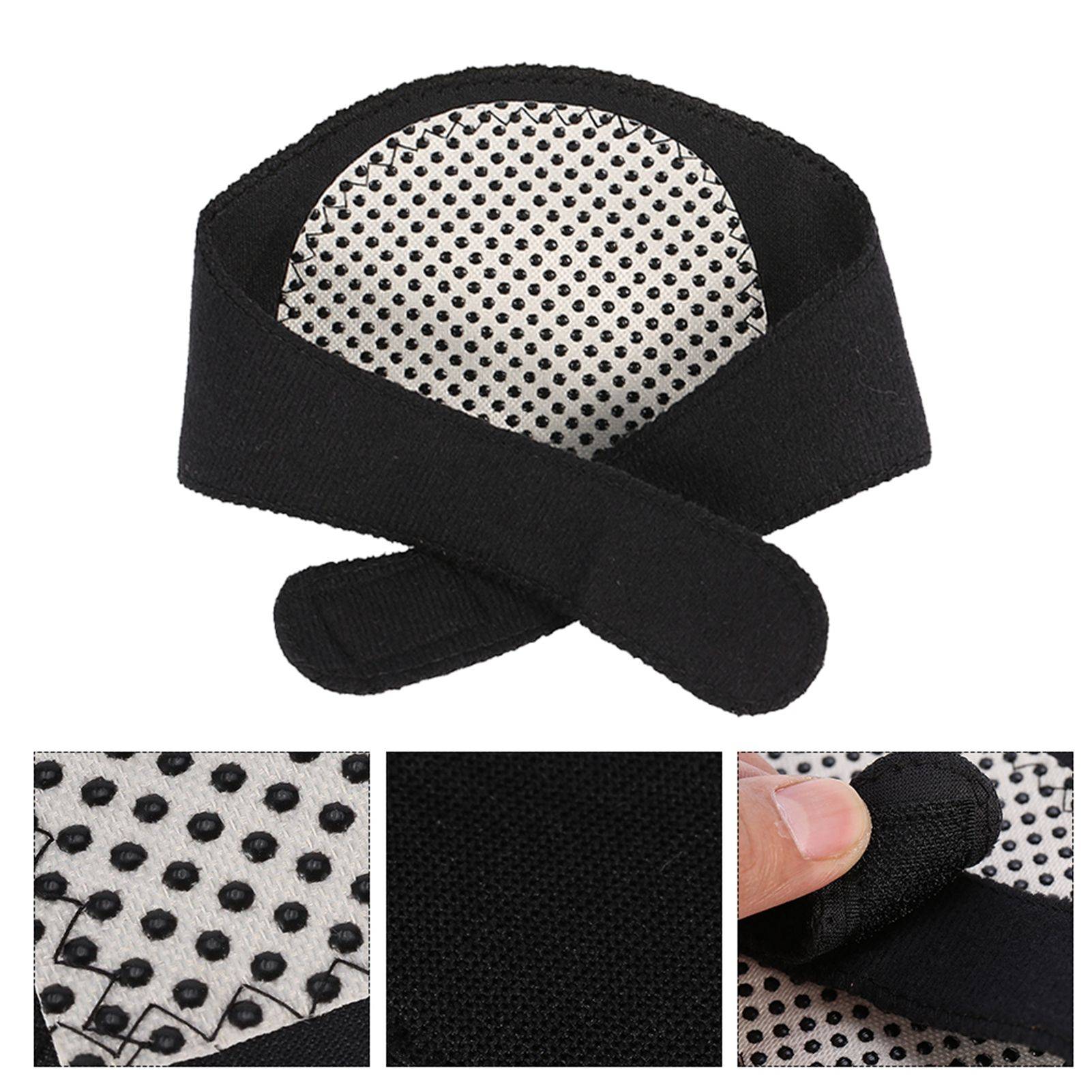 Tourmaline Self-Heating Neck Collar with Bamboo Charcoal and Magnets, Black #8