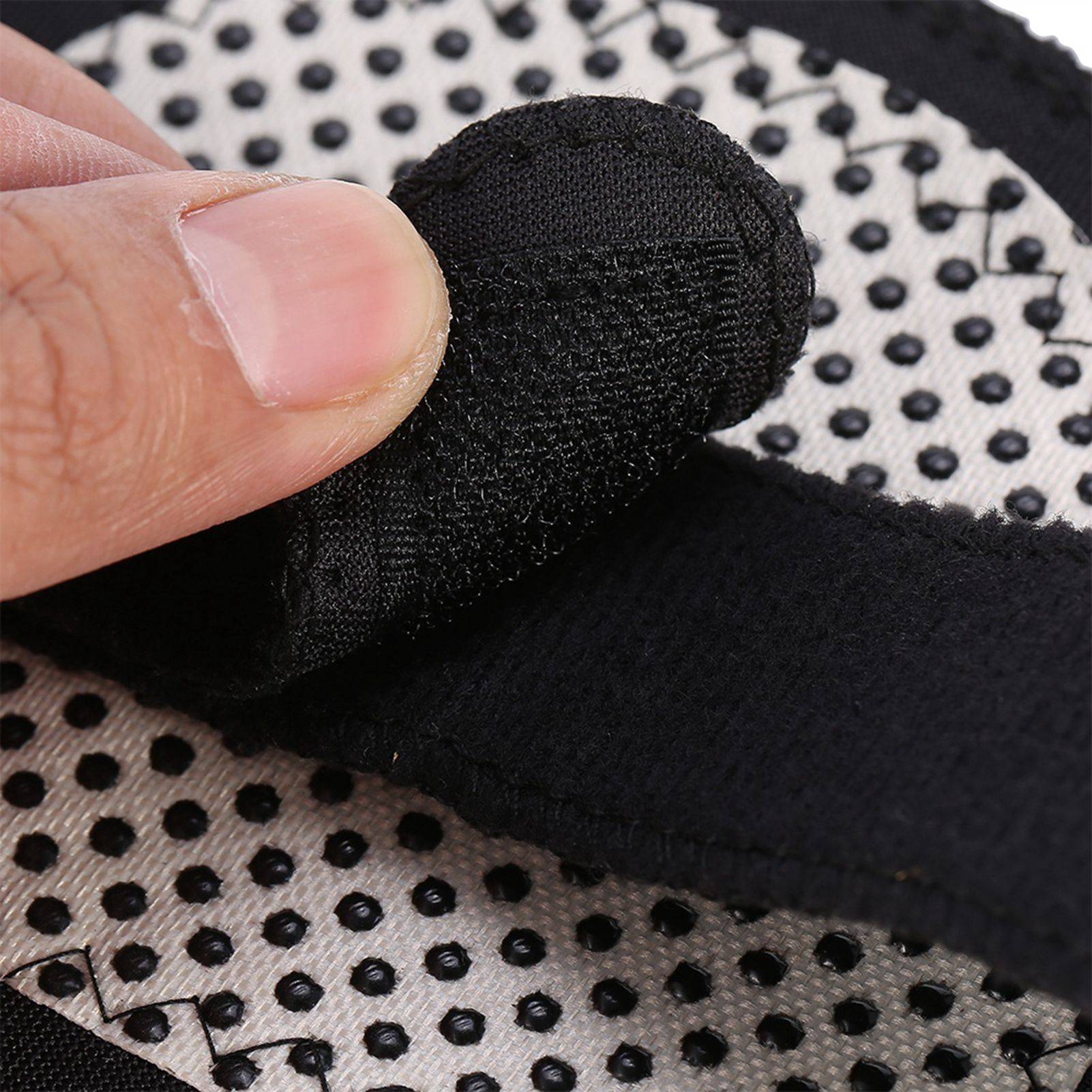 Tourmaline Self-Heating Neck Collar with Bamboo Charcoal and Magnets, Black #16