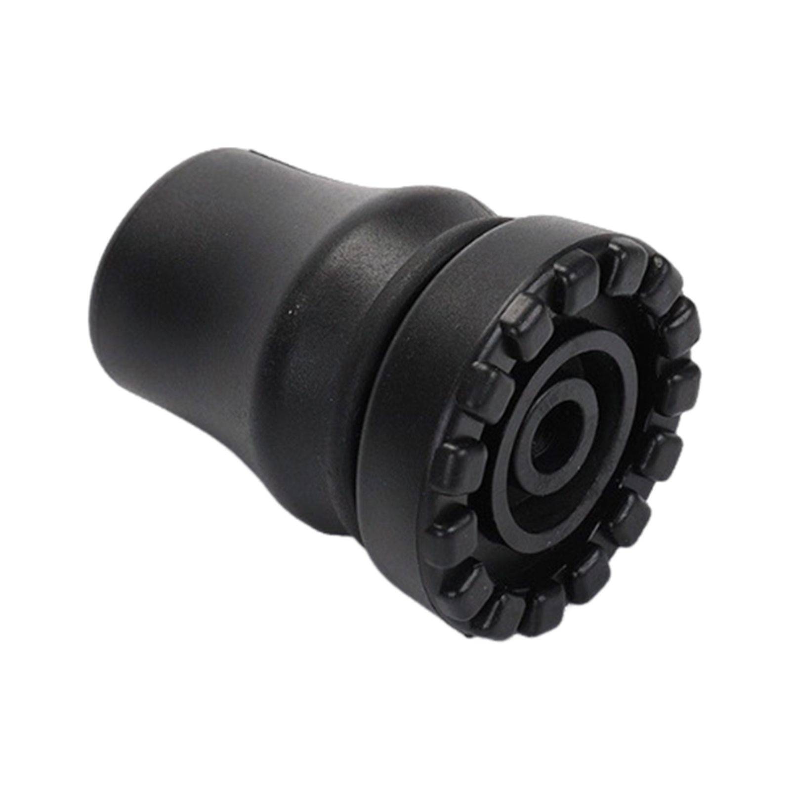 Round black rubber cane tip 22 mm #3